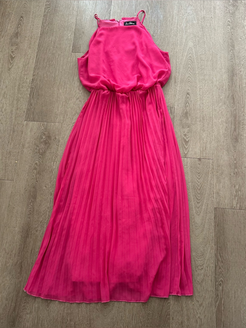 Sam Edelman Sleeveless Pleated Pink Midi Dress Size S - Picture 9 of 9